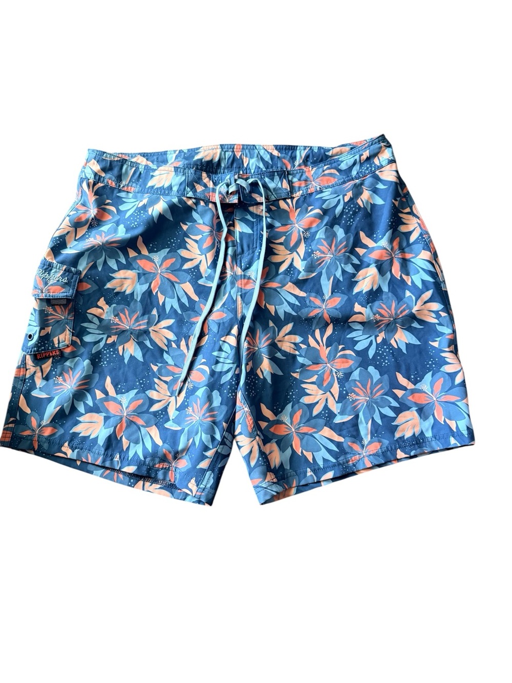 Maui Rippers Floral Print Blue women’s Swim Hybrids  size 14